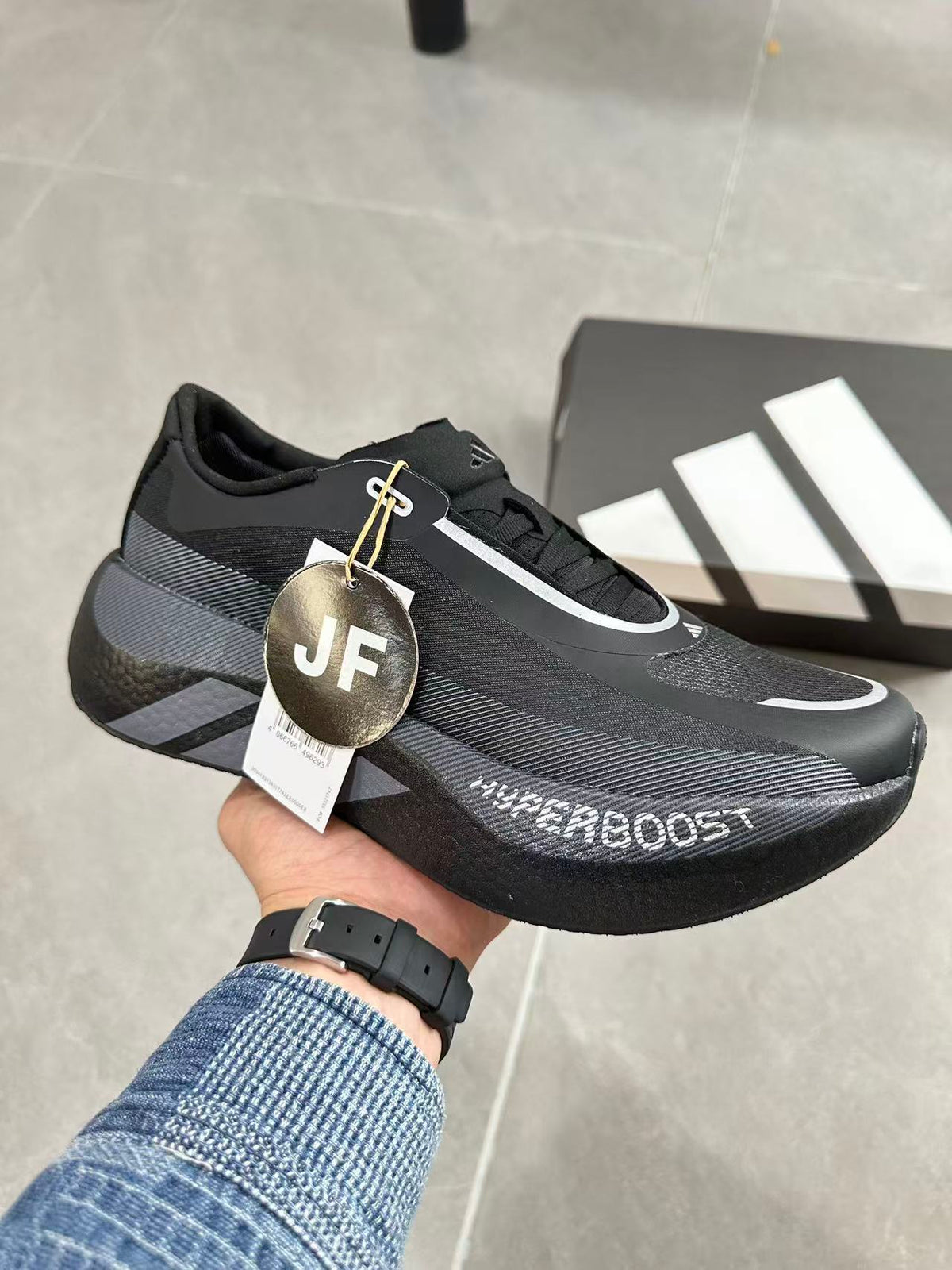 Adidas Hyperboost Grey Black