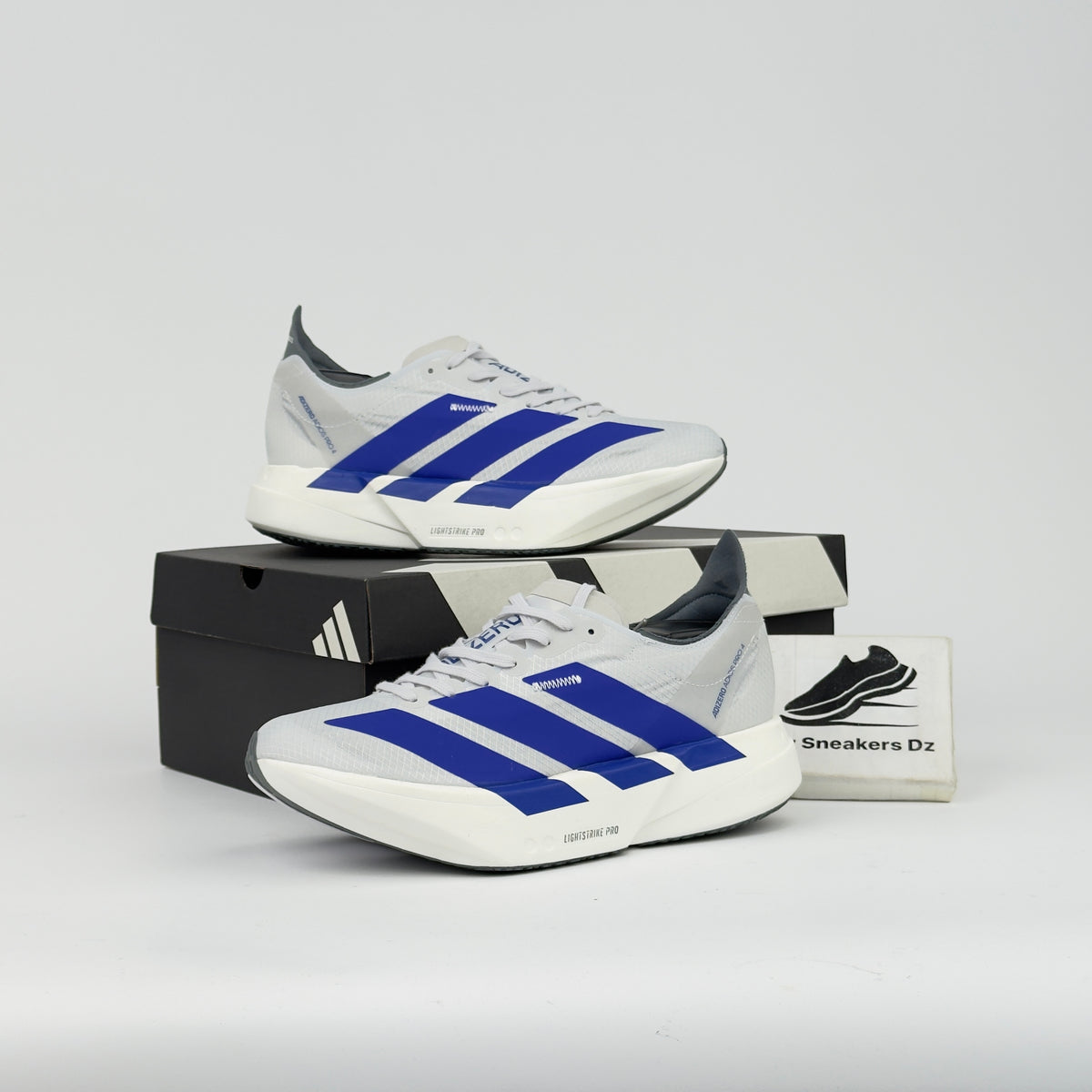 Adidas Adizero Adios Pro 4 White Blue