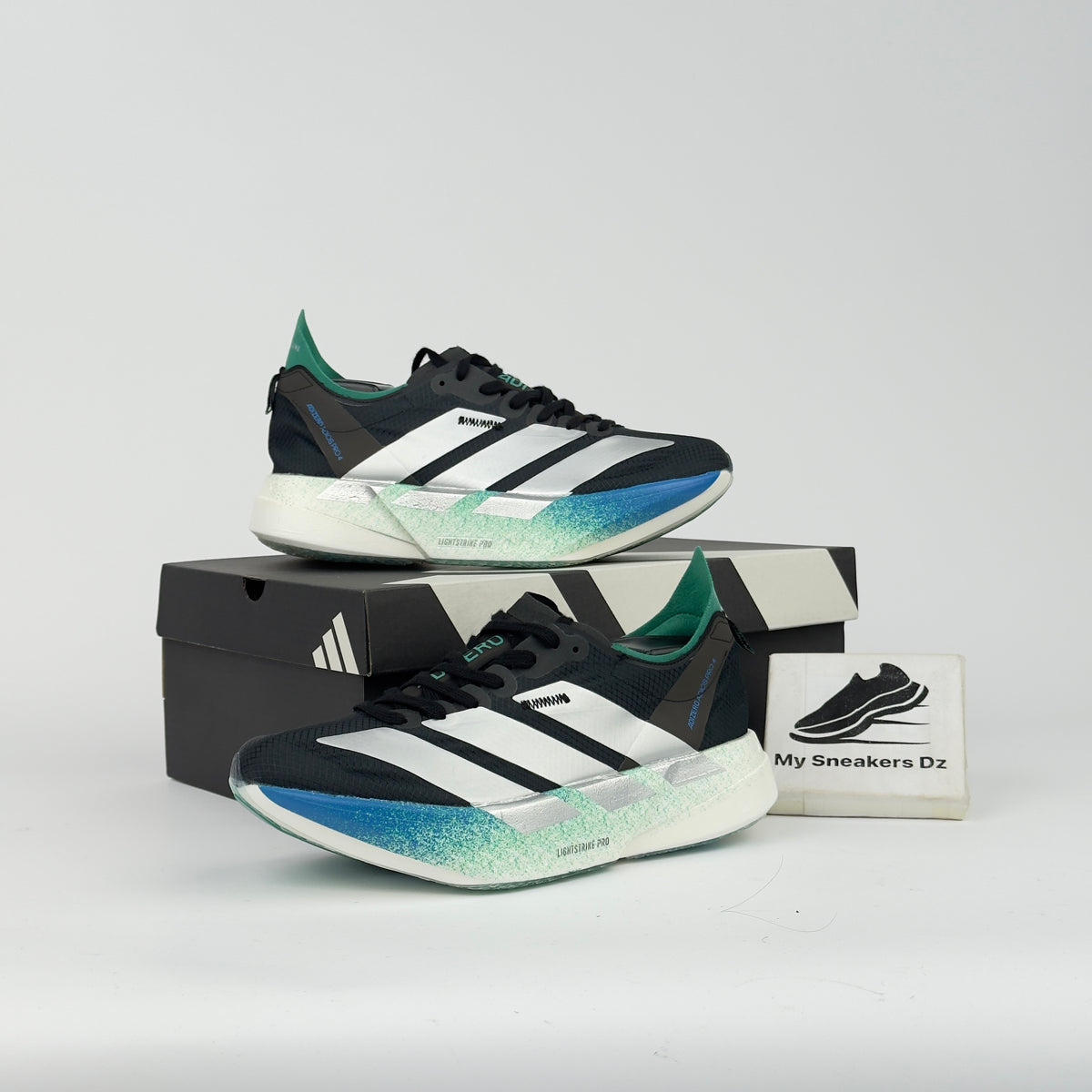 Adidas Adizero Adios Pro 4 Black Blue Green