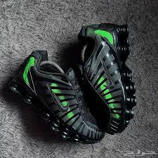 Shox black thermo green
