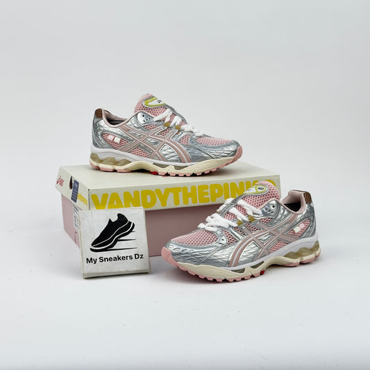 Asics gel numbus pink yellow grey