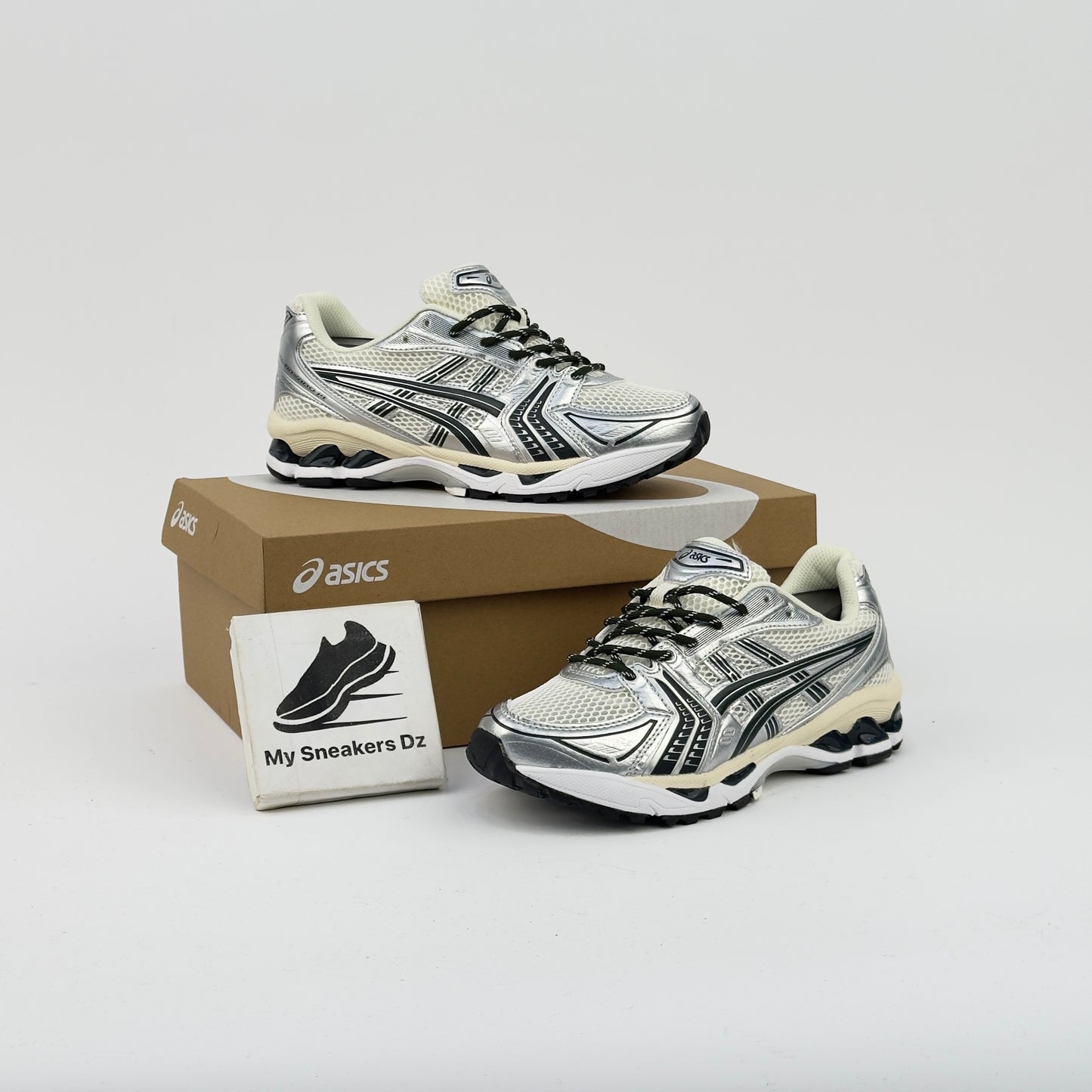Asics kayano 14 beige black