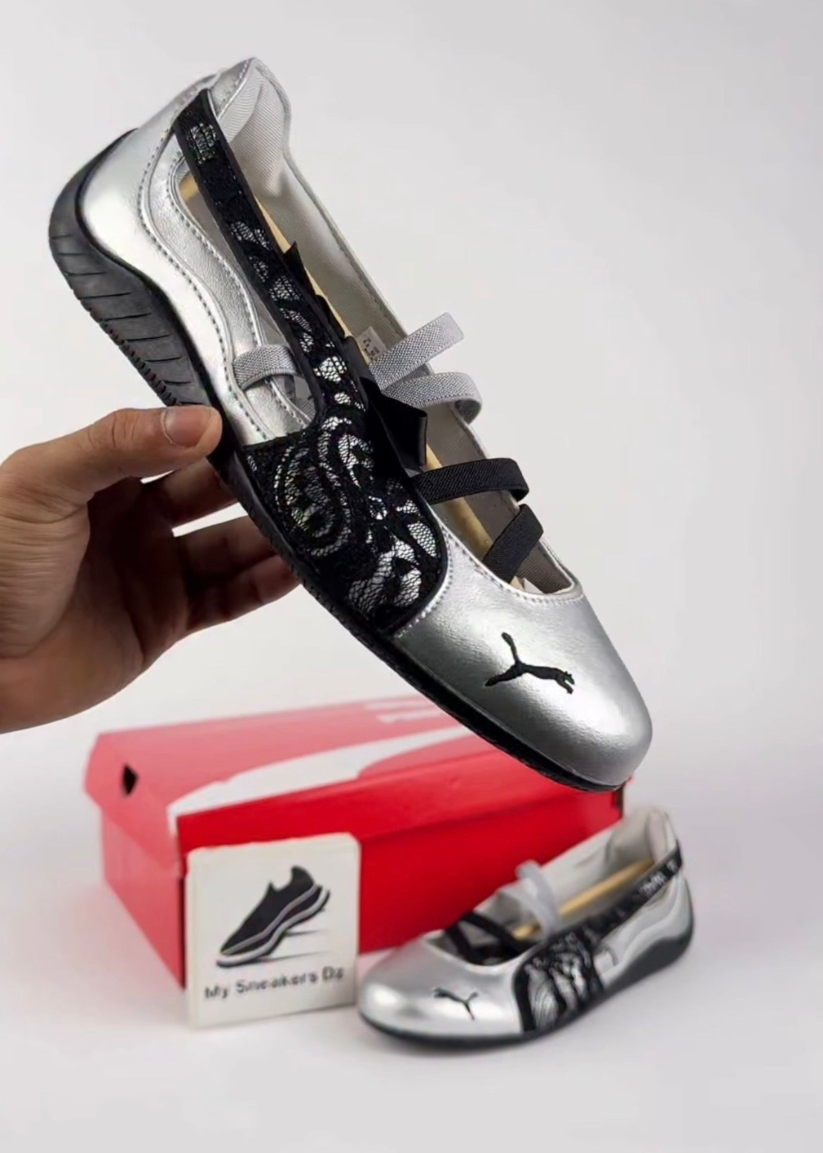 Puma ballet silver