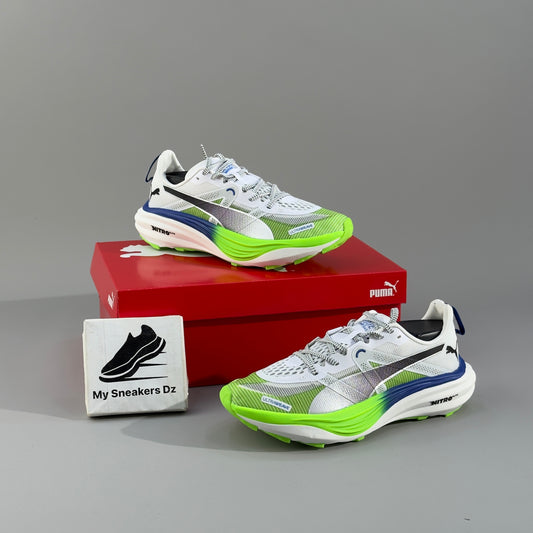 puma nitro elite blue green