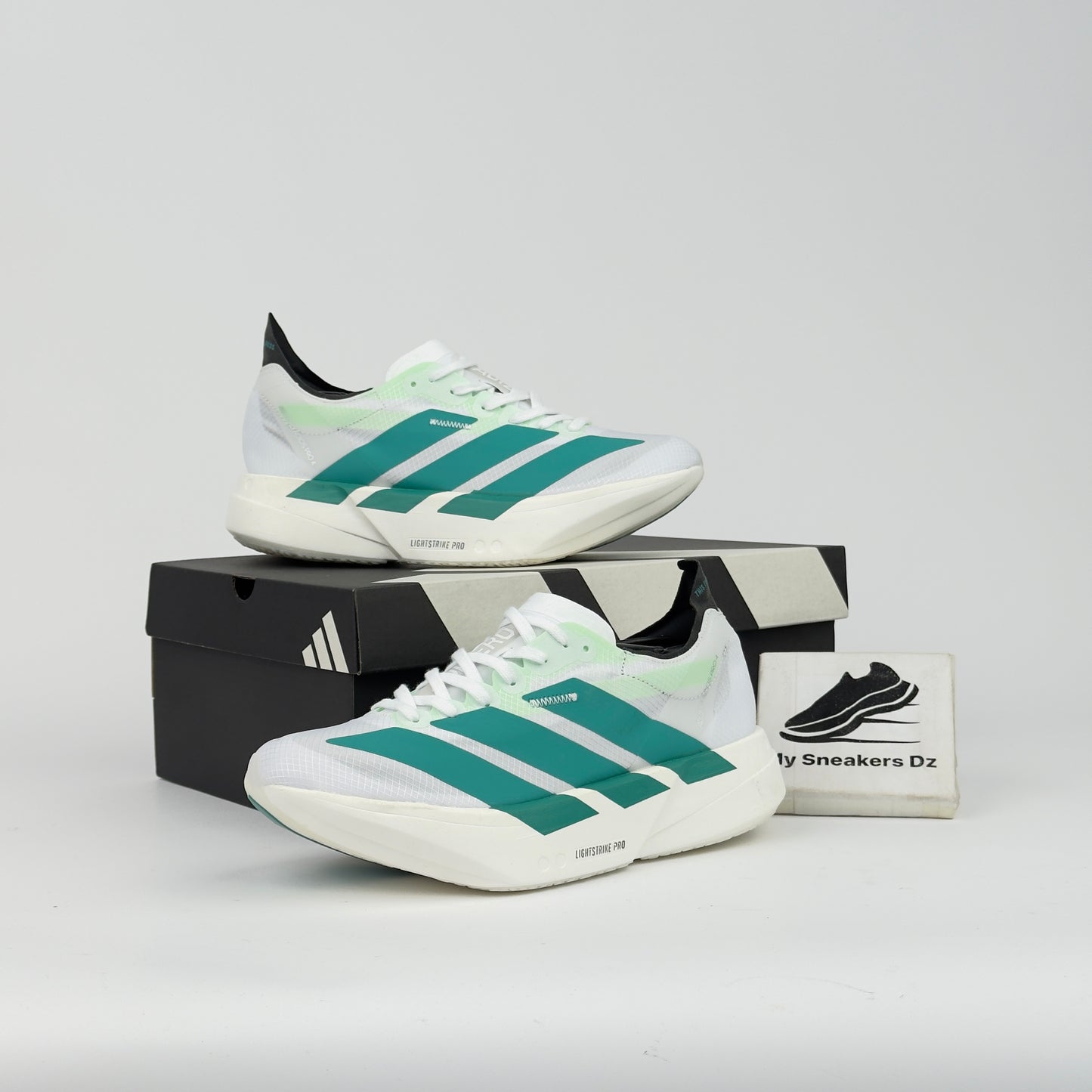 Adizero pro4 white green