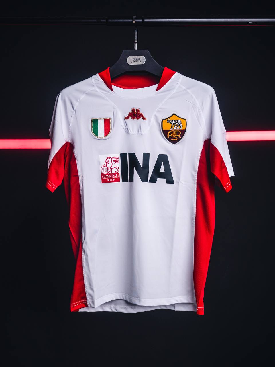 AS ROMA VINTAGE JERSEY (RED & WHITE)