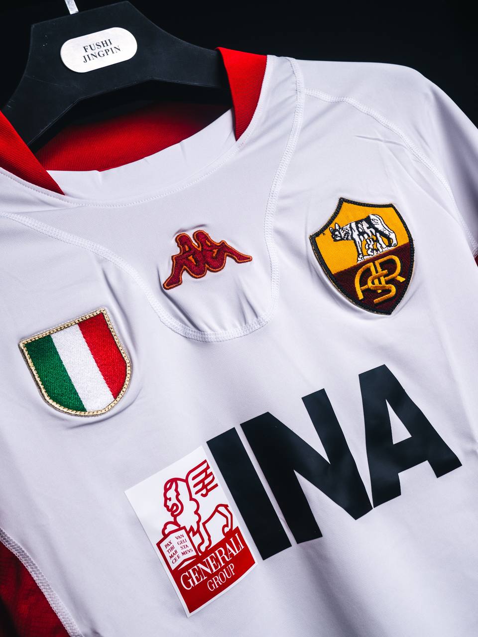 AS ROMA VINTAGE JERSEY (RED & WHITE)