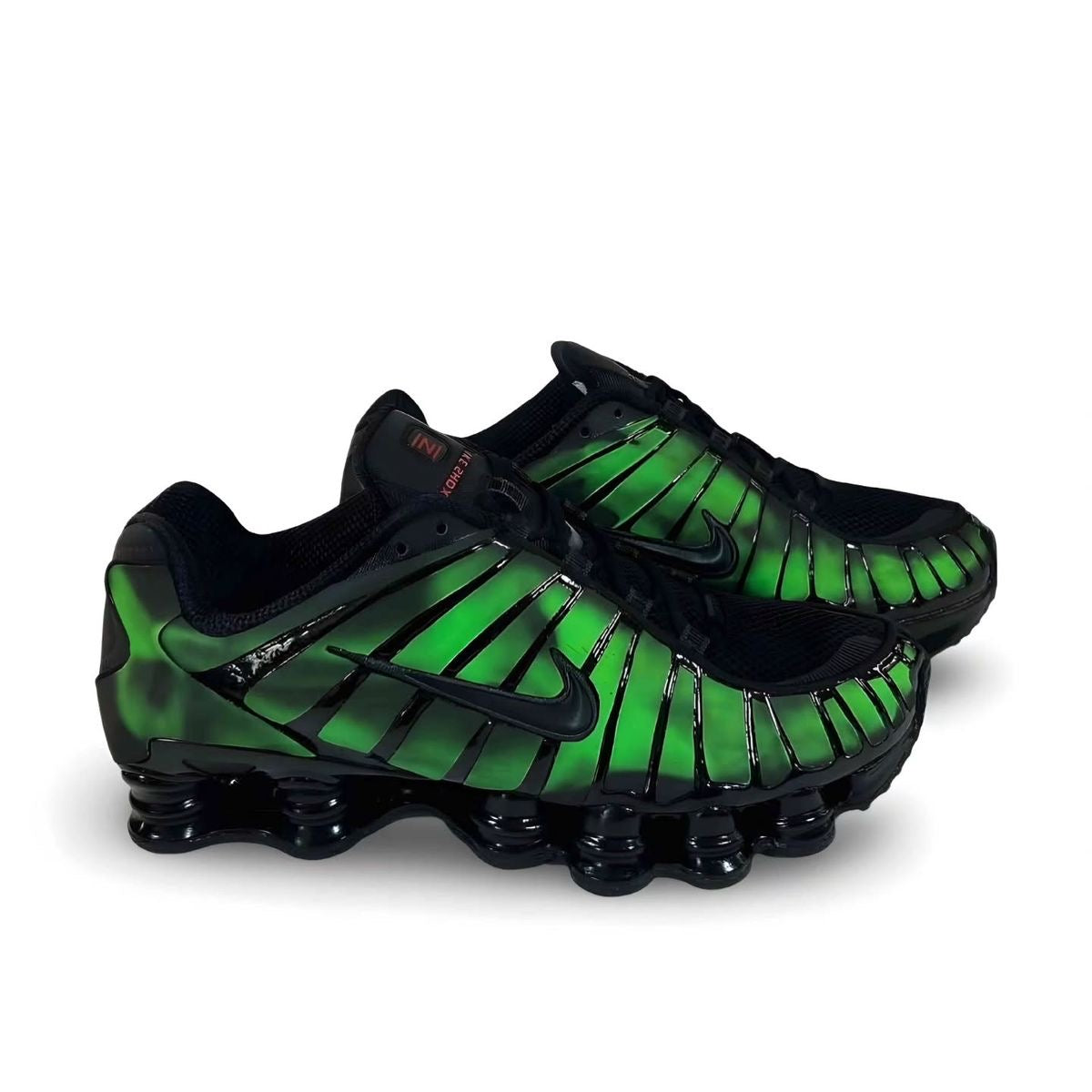 Shox black x Green