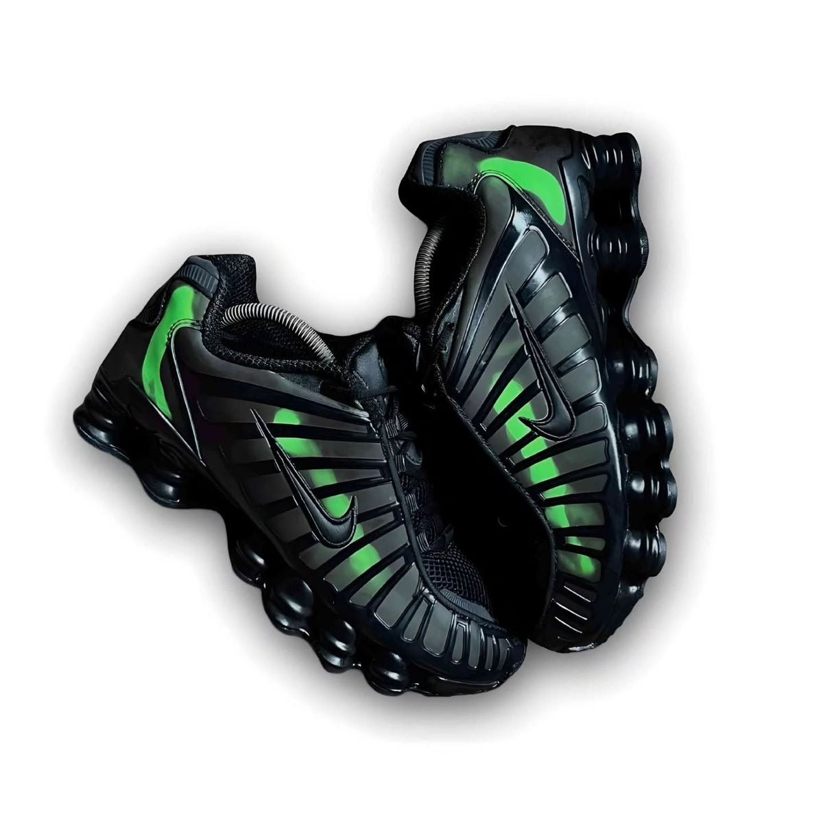 Shox black x Green