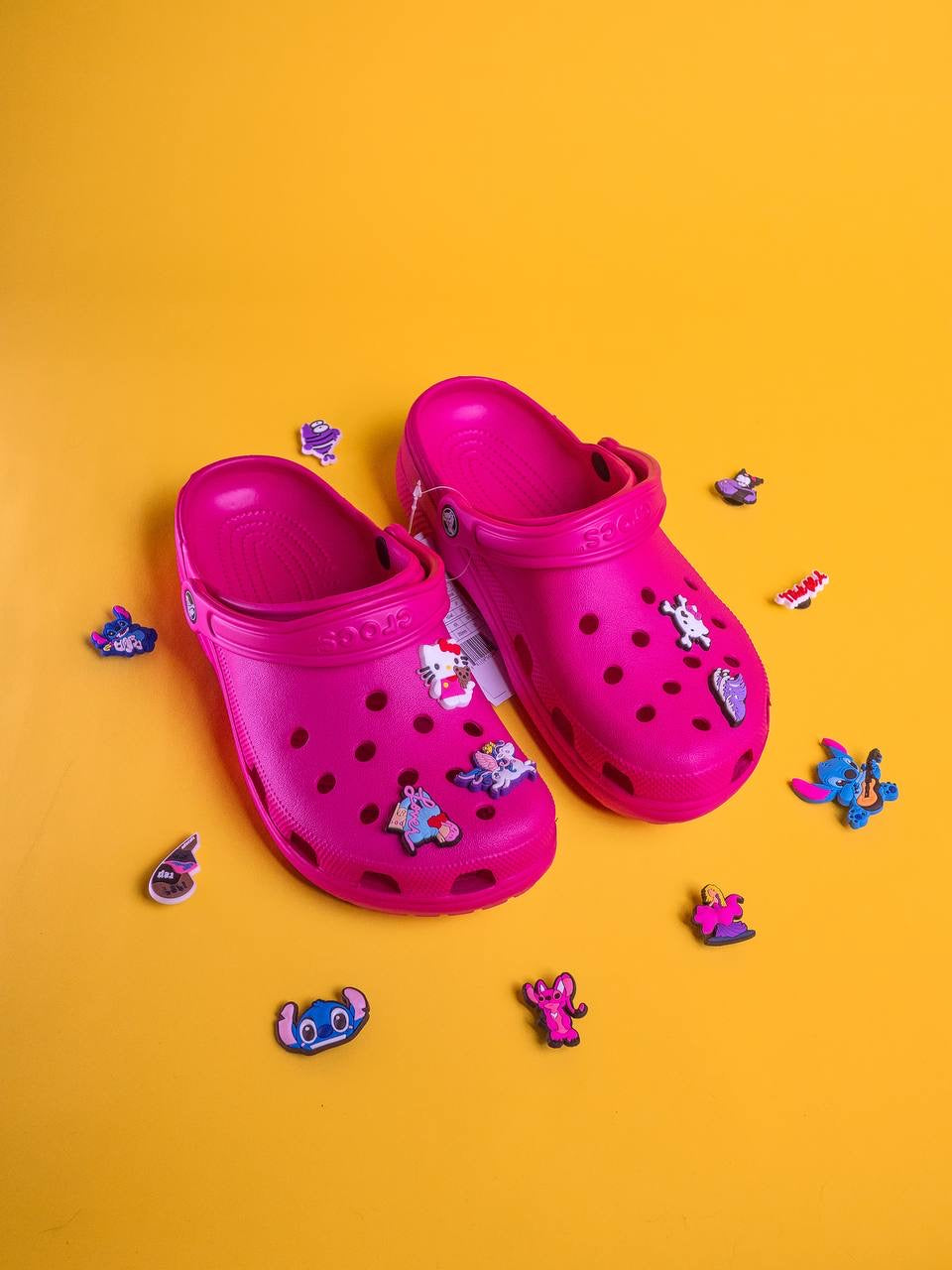 Crocs dark pink