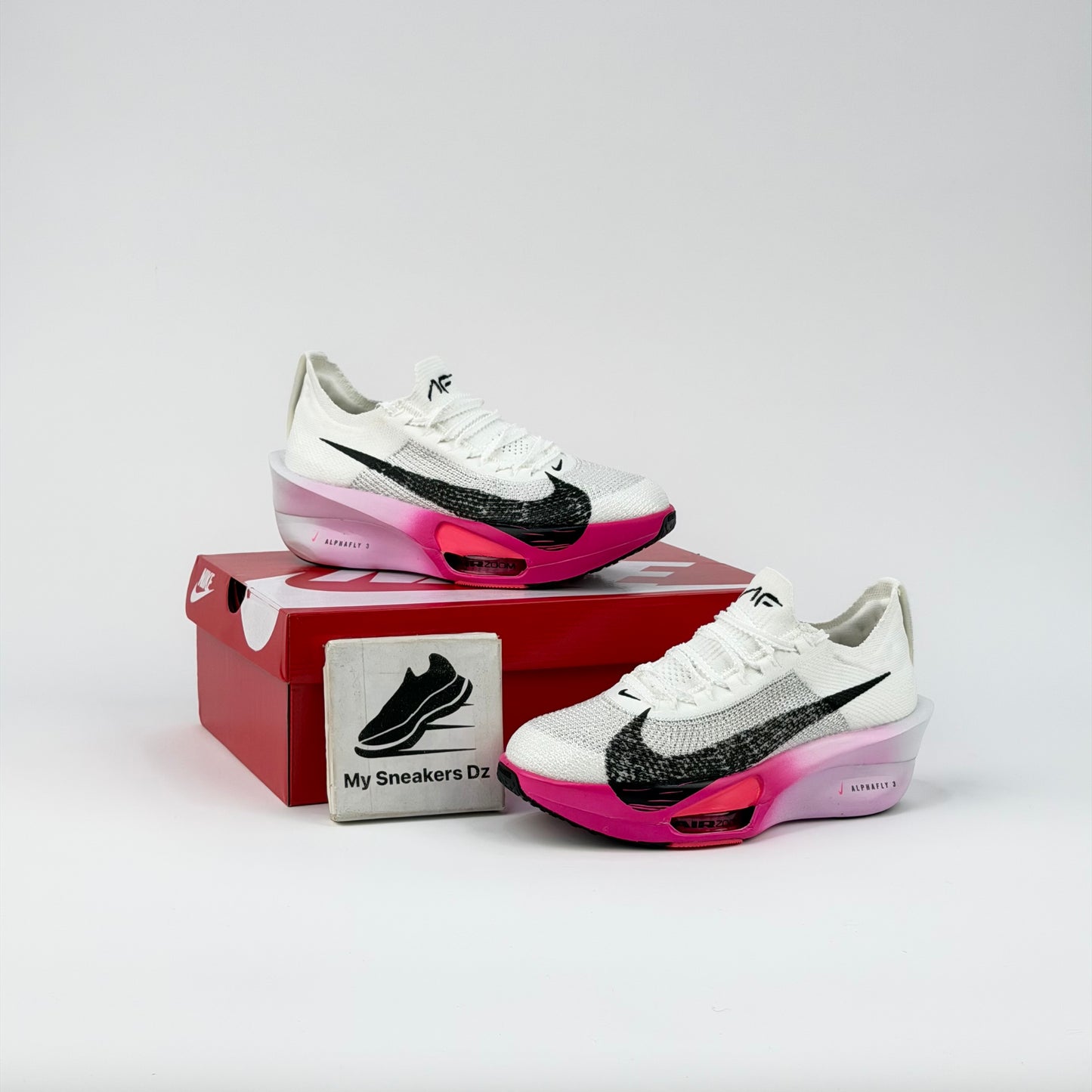Alphafly 3 white purple