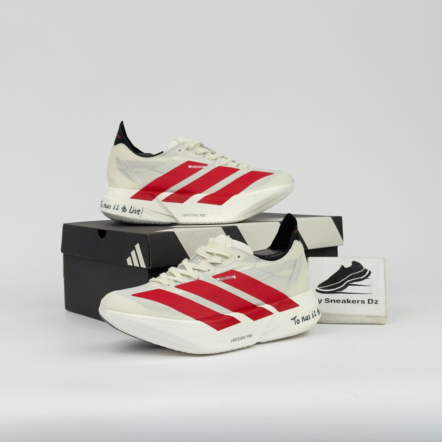 Adizero pro4 white red
