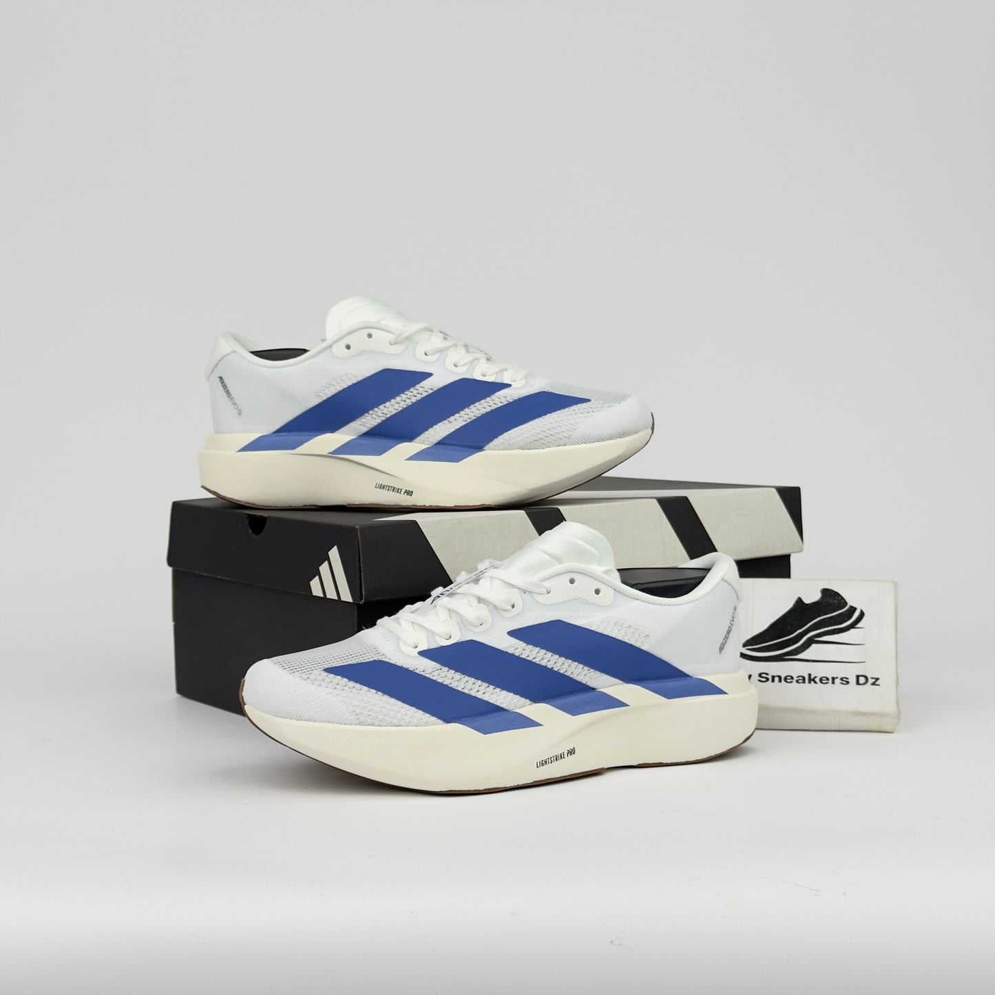 Adizero evo sl white blue