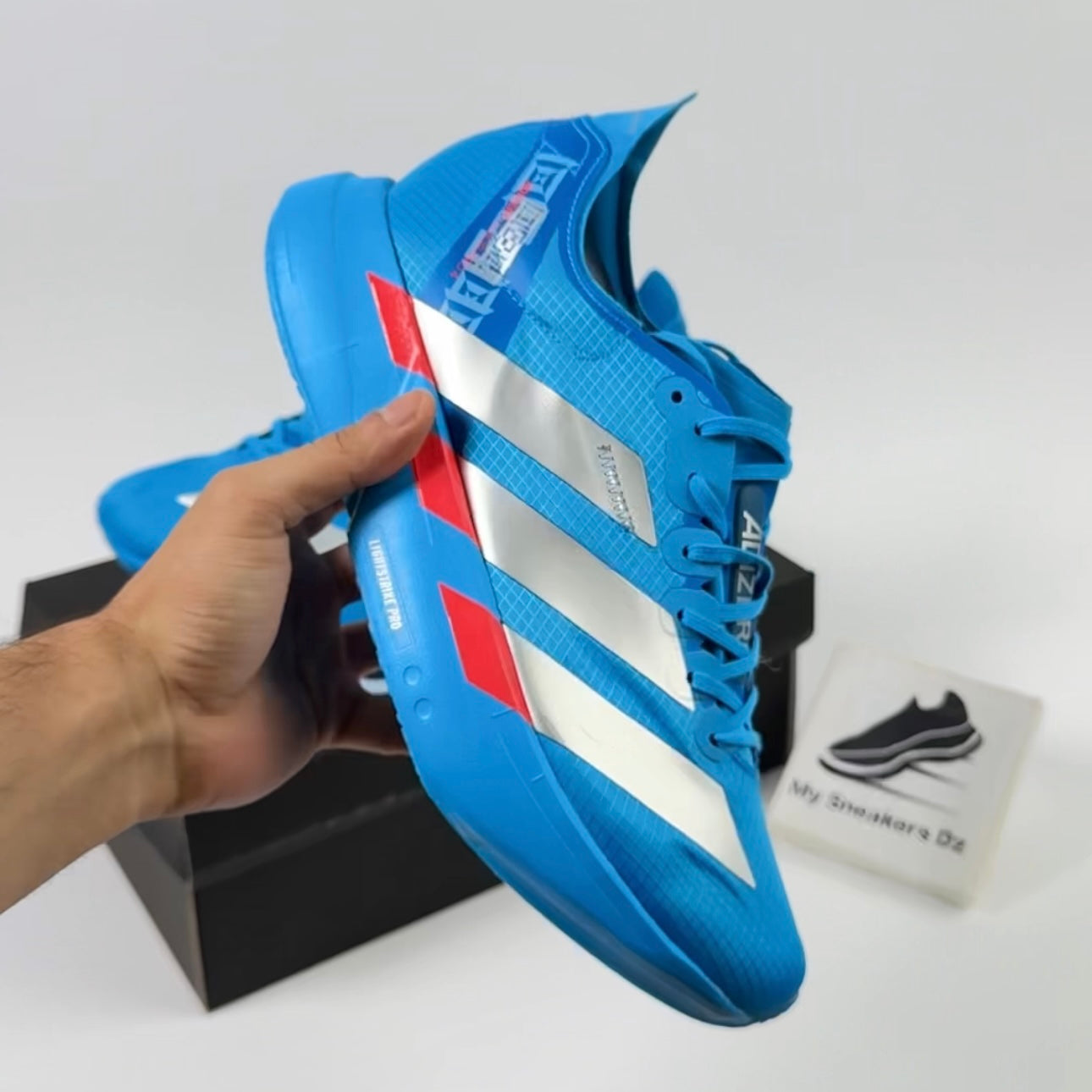 adizero Adios Pro 4 blue silver