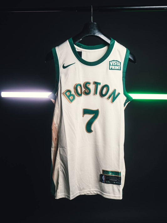 Boston Celtics Jersey (beige&green)