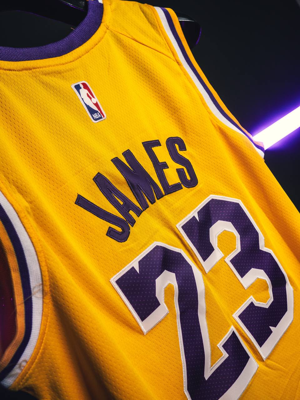 Los Angeles Lakers nike Jersey (JAUNE)