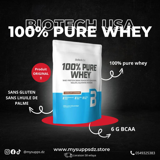 100% PURE WHEY BIOTECH USA 1KG