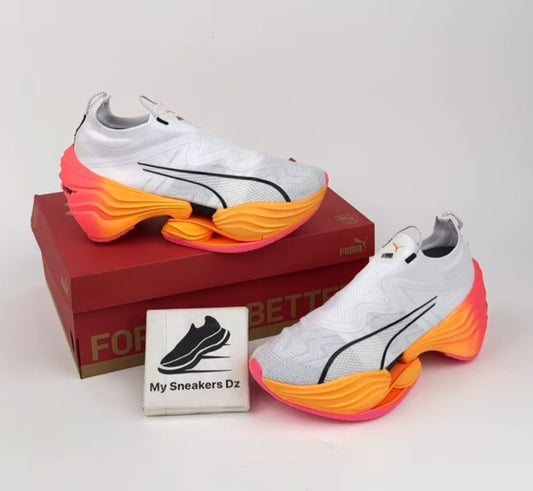 Puma nitro white orange