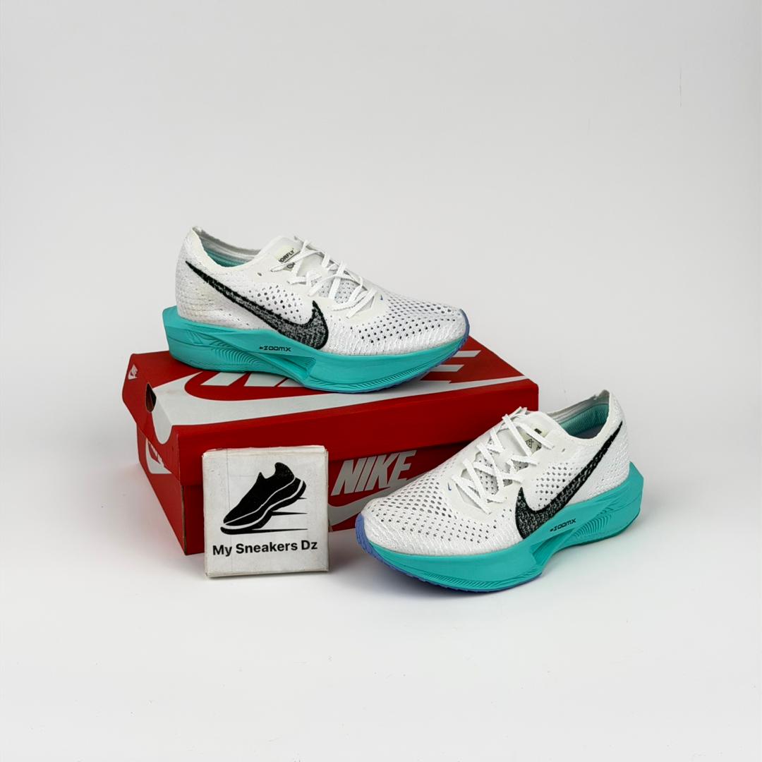 Vaporfly 3 white blue