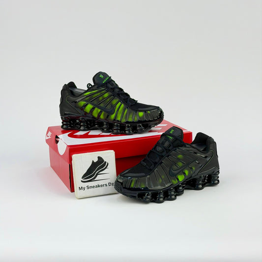 Shox black thermo green