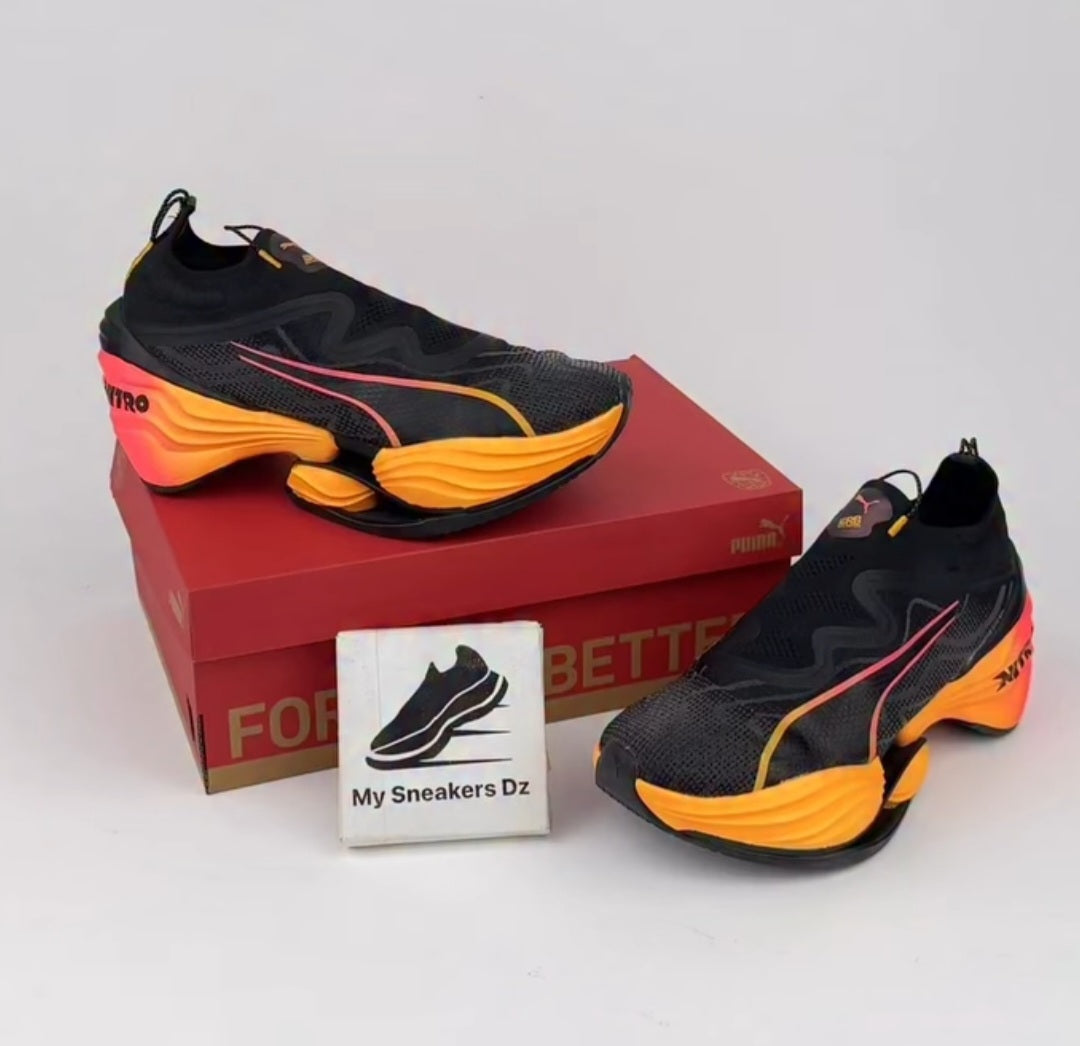 Puma nitro black orange