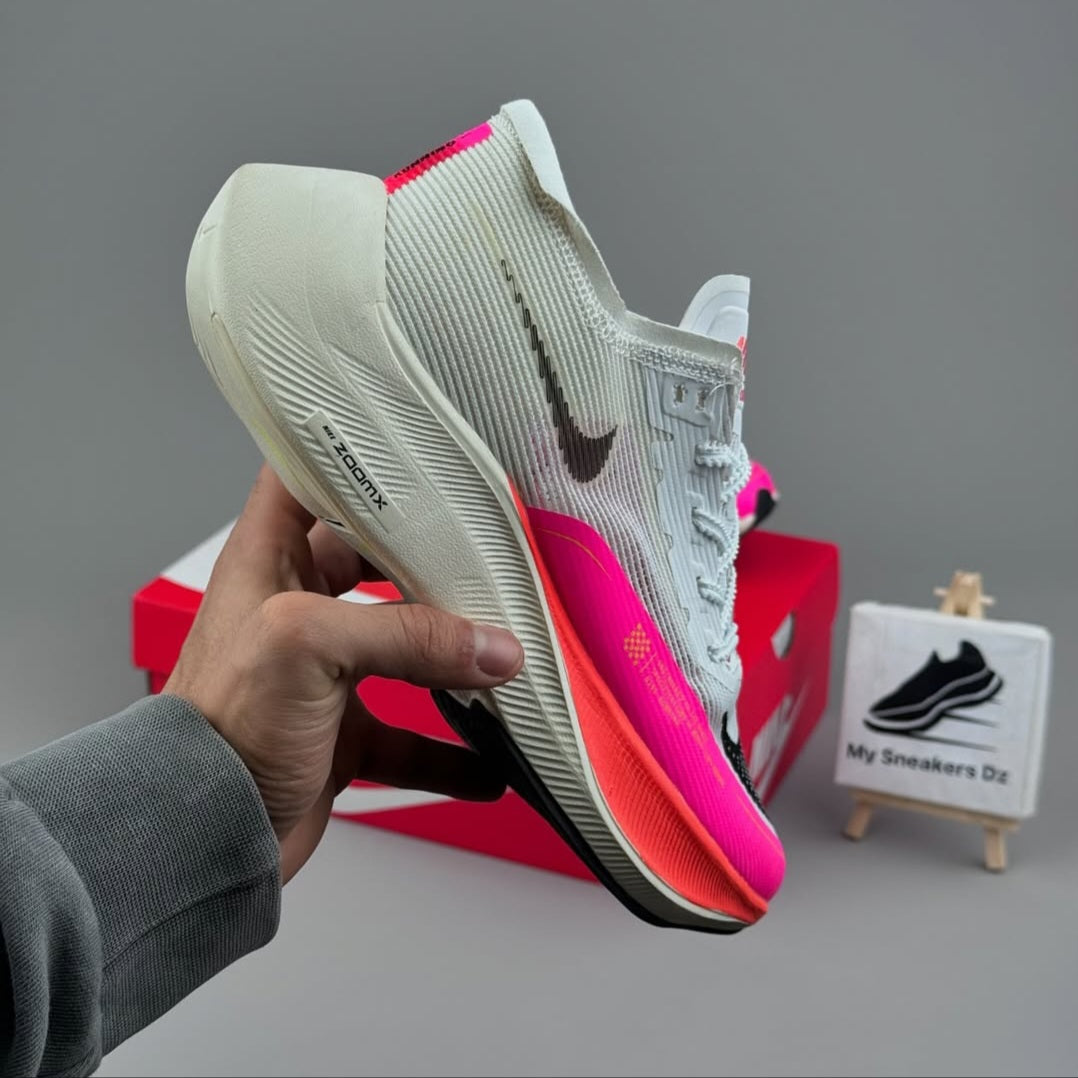 Vaporfly 2 white pink