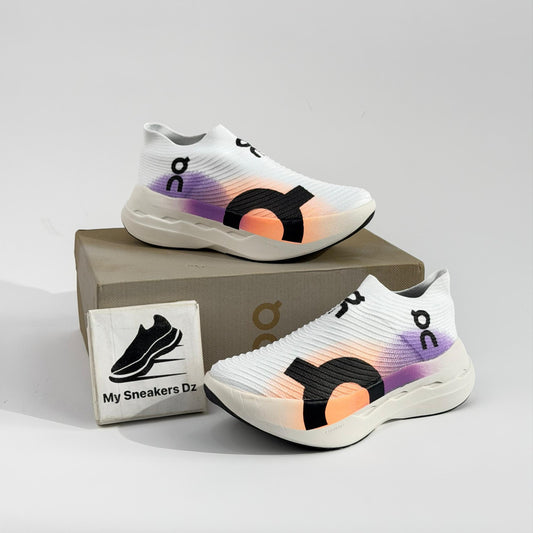 On purple orange