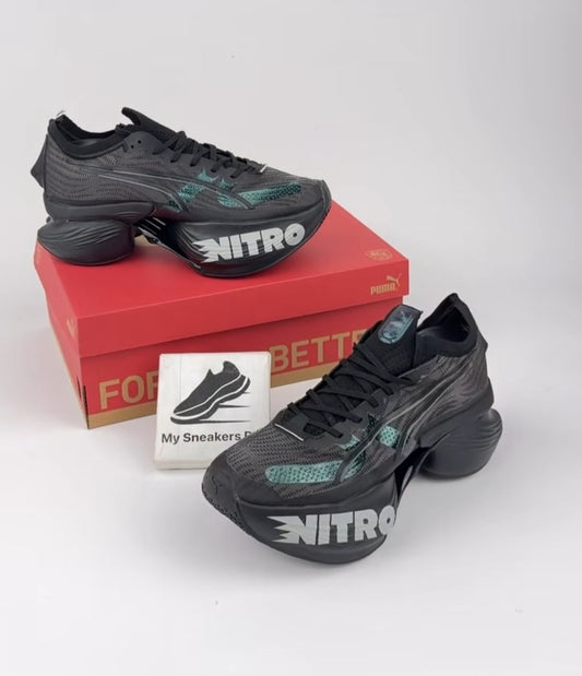 Puma nitro black blue green