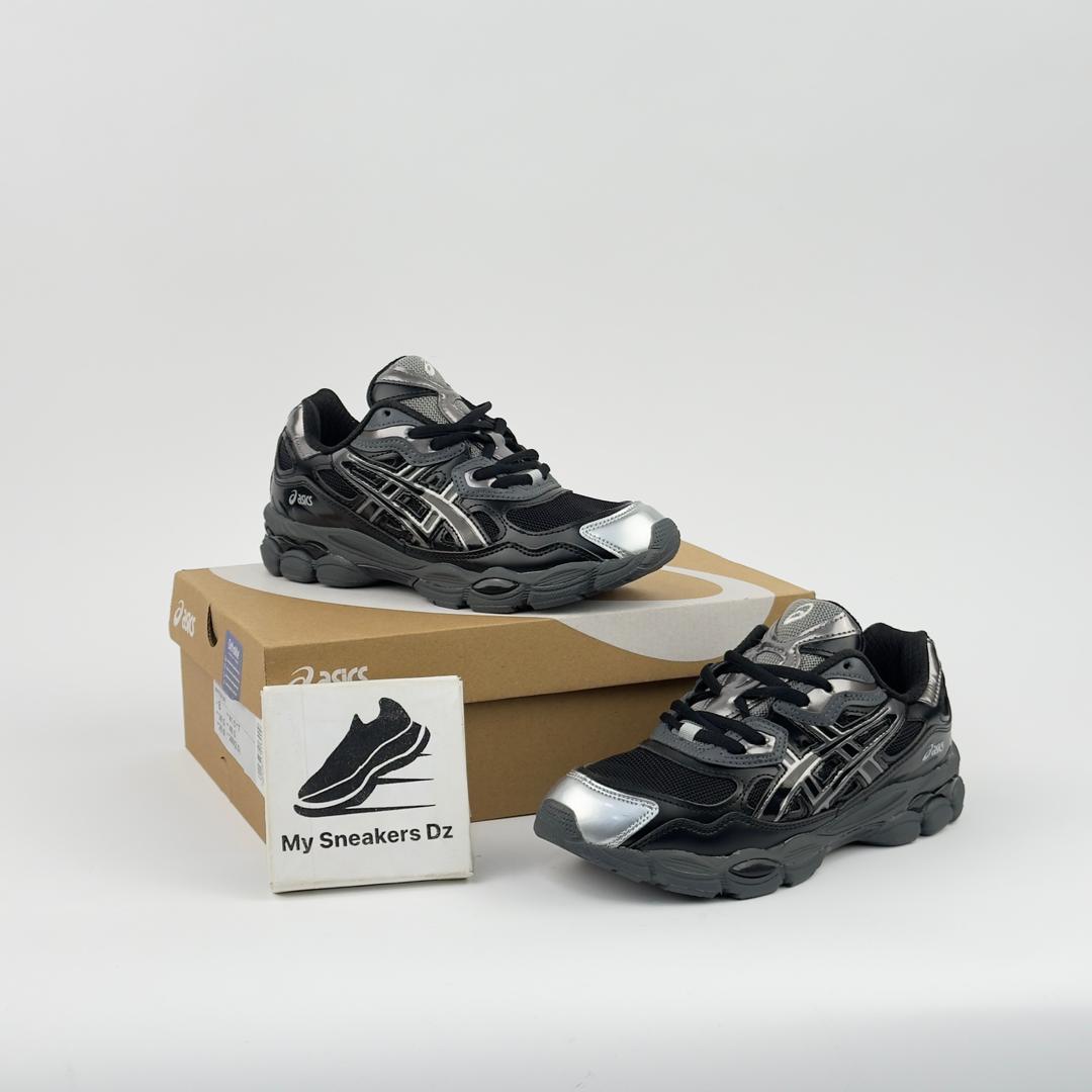 Asics GEL black silver